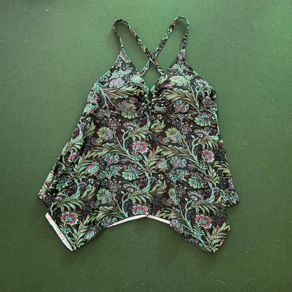 Paisley Two-Piece Bathing Suit. NWOT